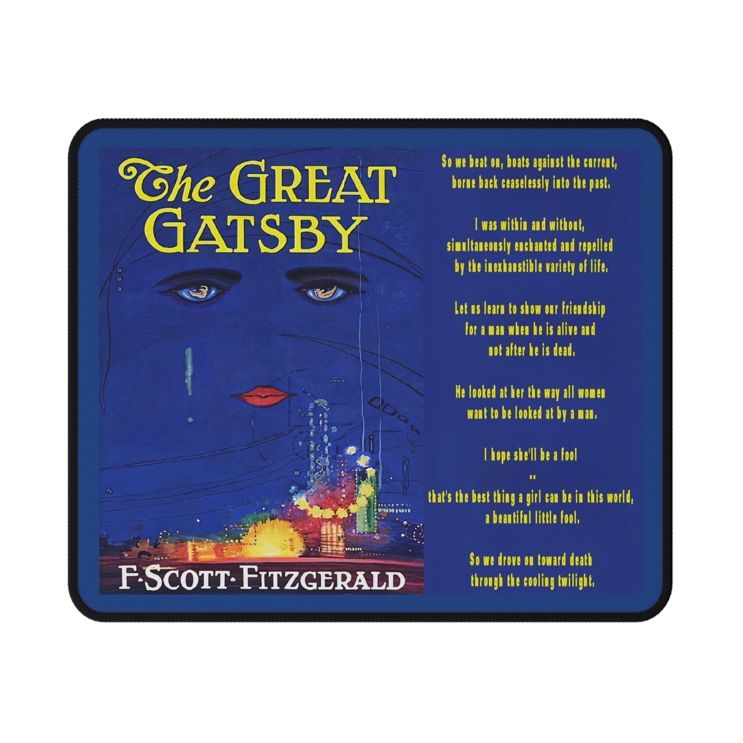 The Great Gatsby Non-Slip Mouse Pads